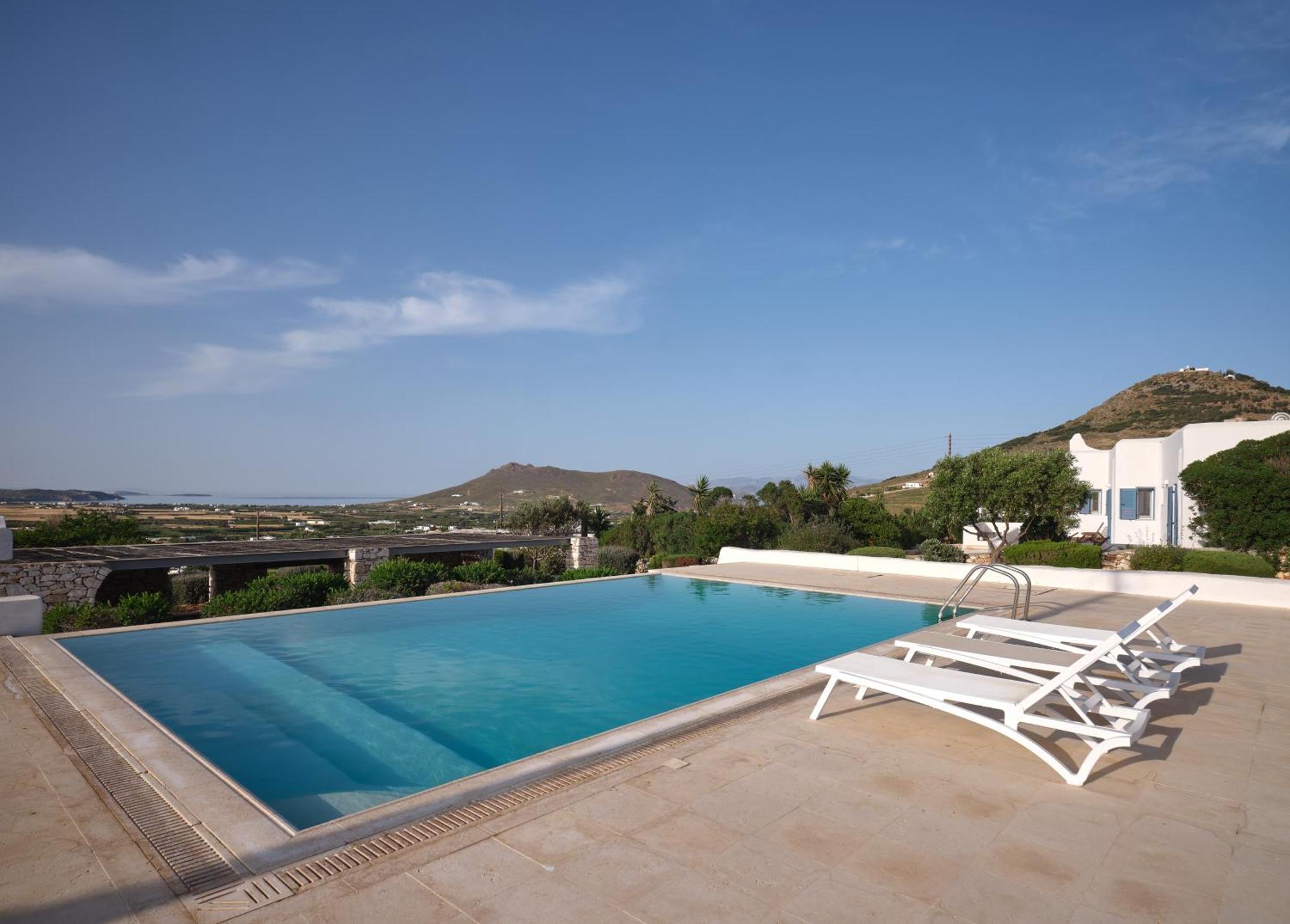 Amelie Villa With Pool And Amazing Sea Views, Paros Márpissa Екстериор снимка